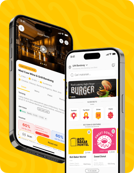 Cari dan reservasi restoran terbaik dengan mudah